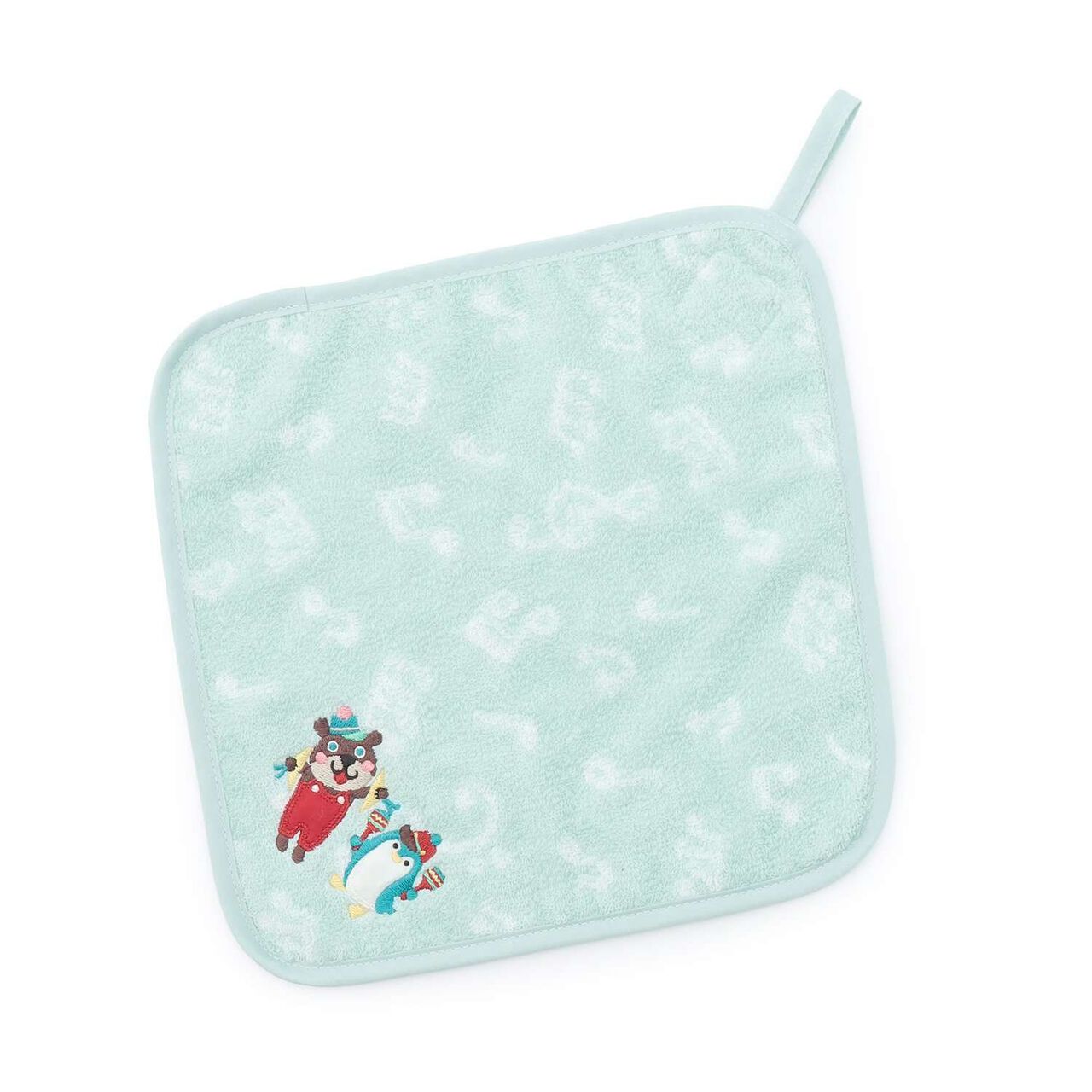 Korobokkuru Hand Towel,Sax blue, large image number 0