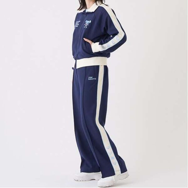 Mint-kun Track Pants,Navy, medium image number 4