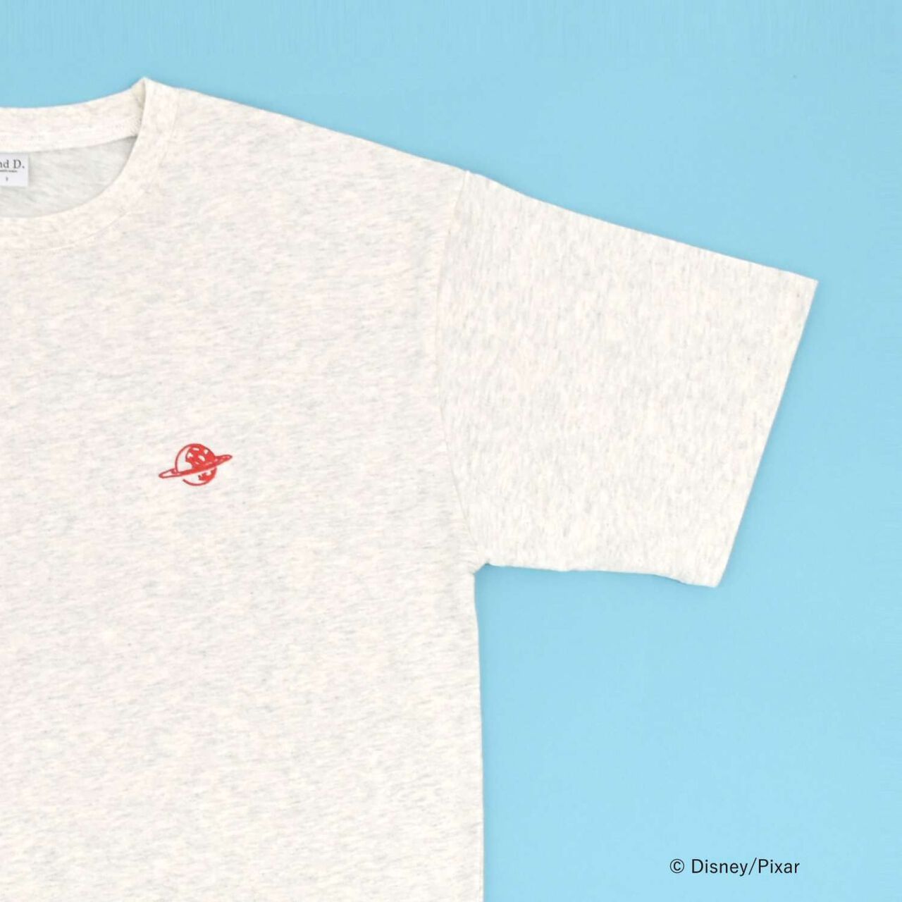 [Disney-Pixar-Toy Story] Alien Wide Short Sleeve T-Shirt,Milky white, large image number 19