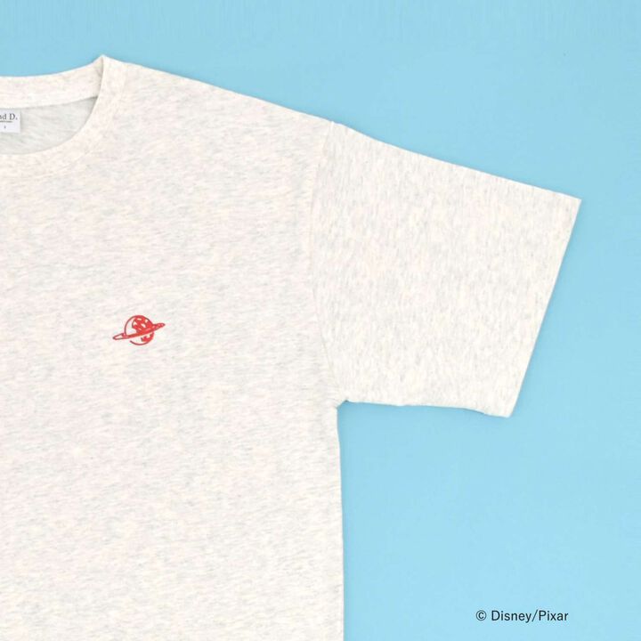 [Disney-Pixar-Toy Story] Alien Wide Short Sleeve T-Shirt,Milky white, medium image number 19