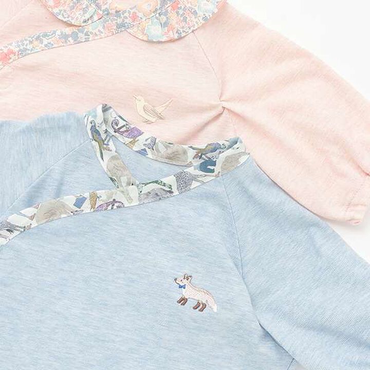 Liberty Print Newborn Wear,Blue, medium image number 3