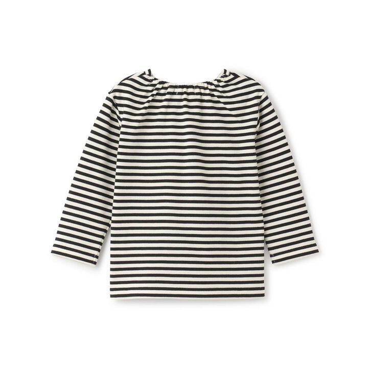 Stripe Pattern Sweatshirt,Brick, medium image number 1
