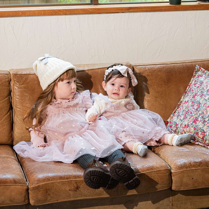 Star Tulle One-Piece Dress Suit,Pearl white, medium image number 15