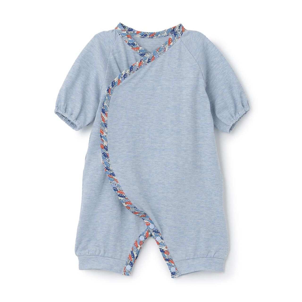 Liberty Cars Organic Newborn Wear [Made in Japan],Blue, large image number 0