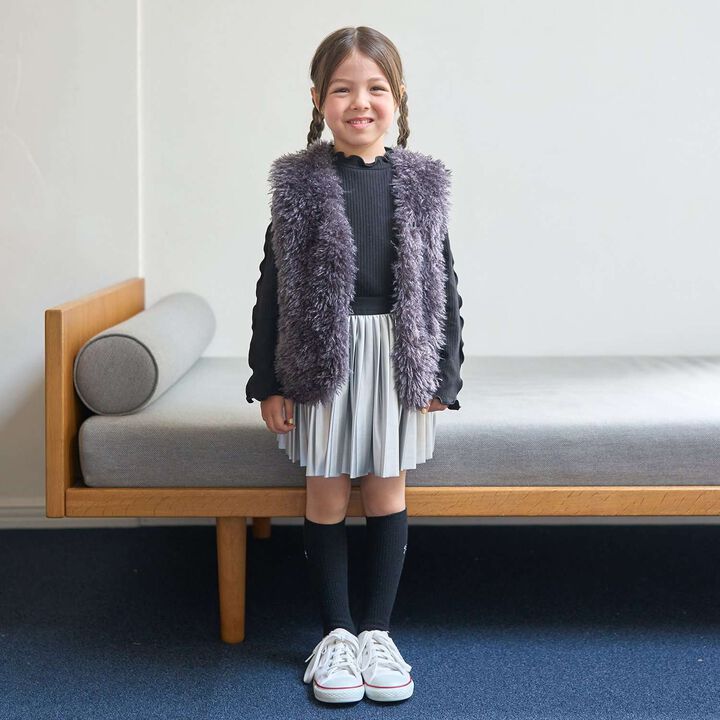 Fluffy and Soft Halloween Fur Vest,Mint, medium image number 29