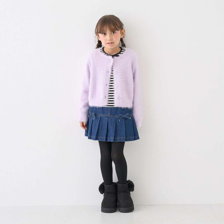 Shaggy Cardigan,Lavender, medium image number 0