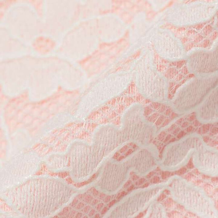 Lace Ribbon Bib,Off white, medium image number 6