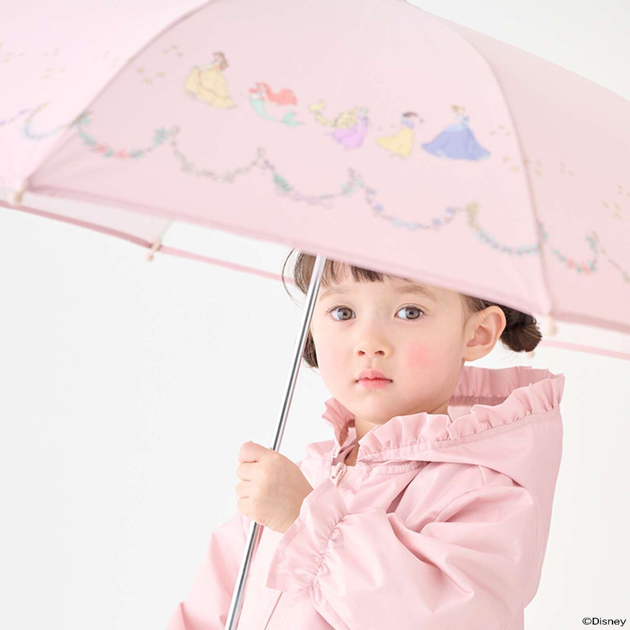 [Disney] Umbrella with Ribbon,Light blue, large image number 1