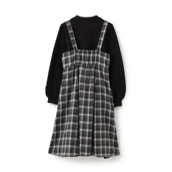 Knit Pullover & Camisole Dress Set,Black, medium image number 1