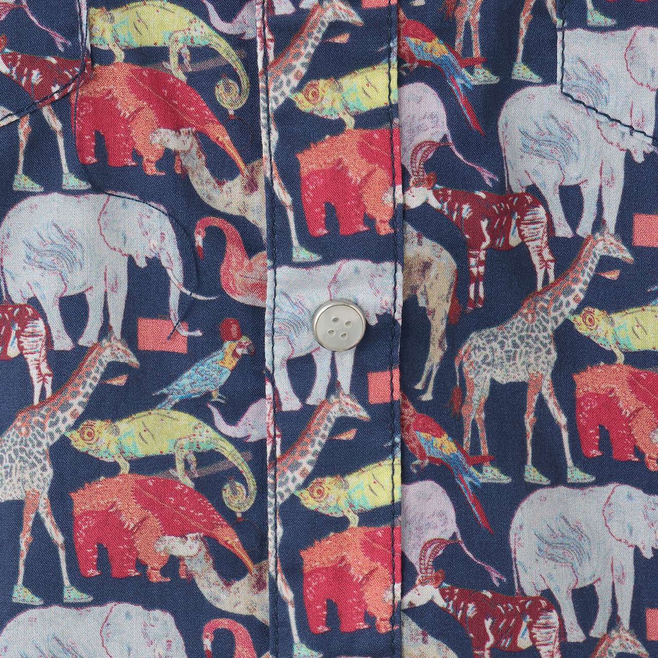 Q for the Zoo Wide Shirt,Navy, large image number 5