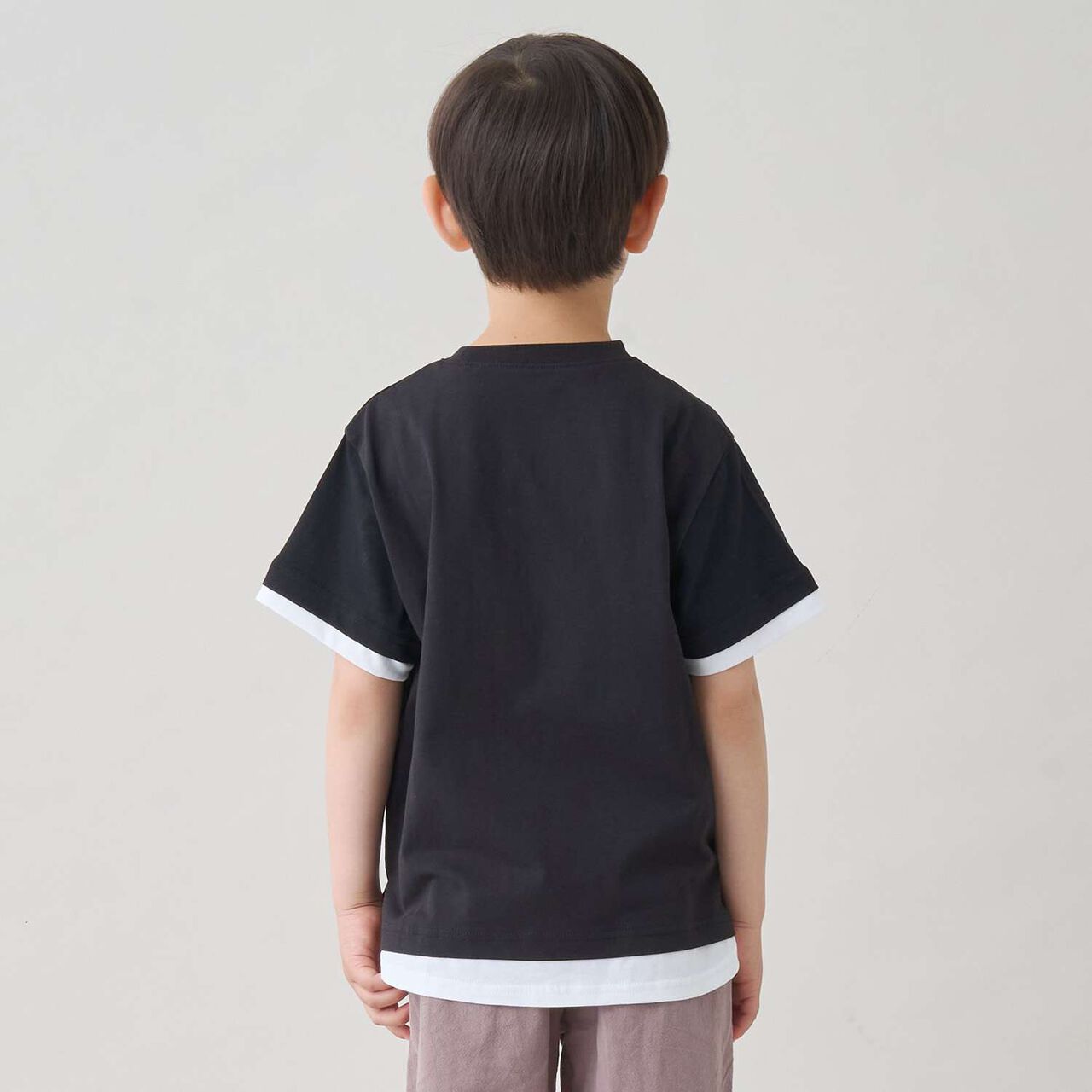 Assorted Embroidery T-Shirt,Milky white, large image number 5