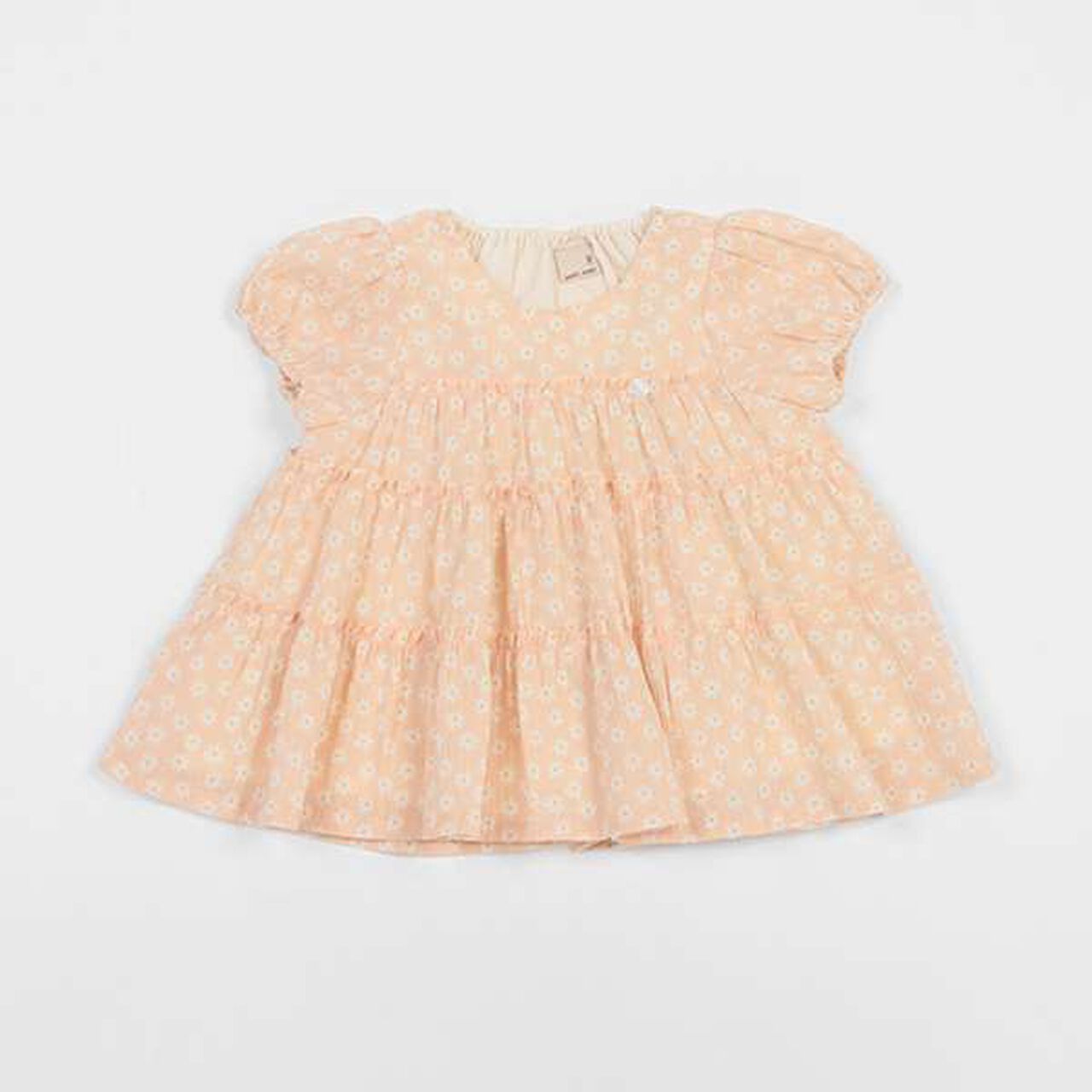 Smile Series Crinkled Tunic (Kids),Light gray, large image number 4