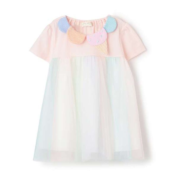 Ice Collar Tulle Tunic,Lavender, medium image number 10