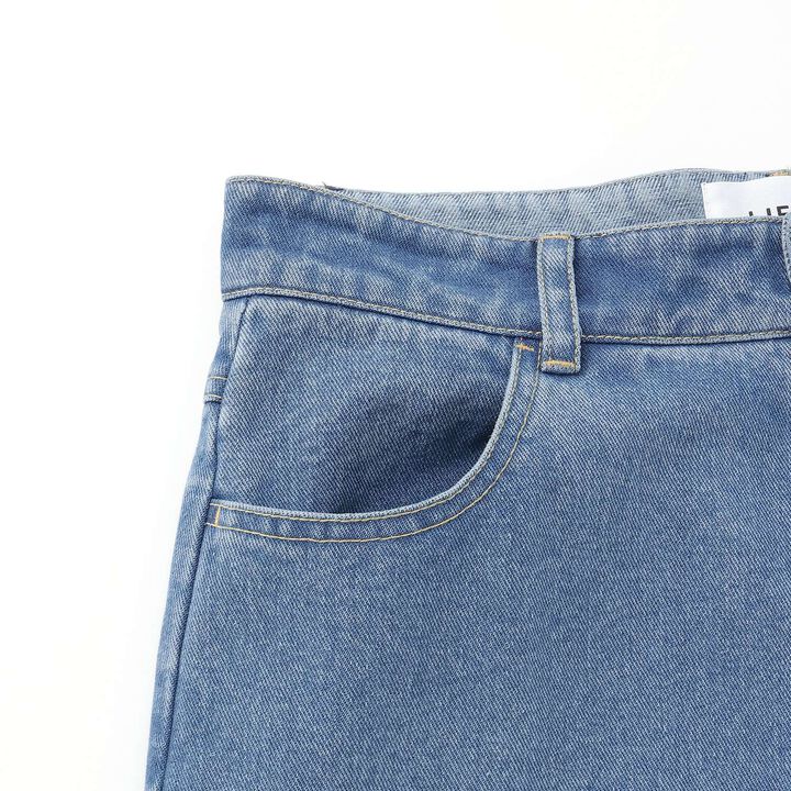 Denim Barrel Pants,Navy, medium image number 4