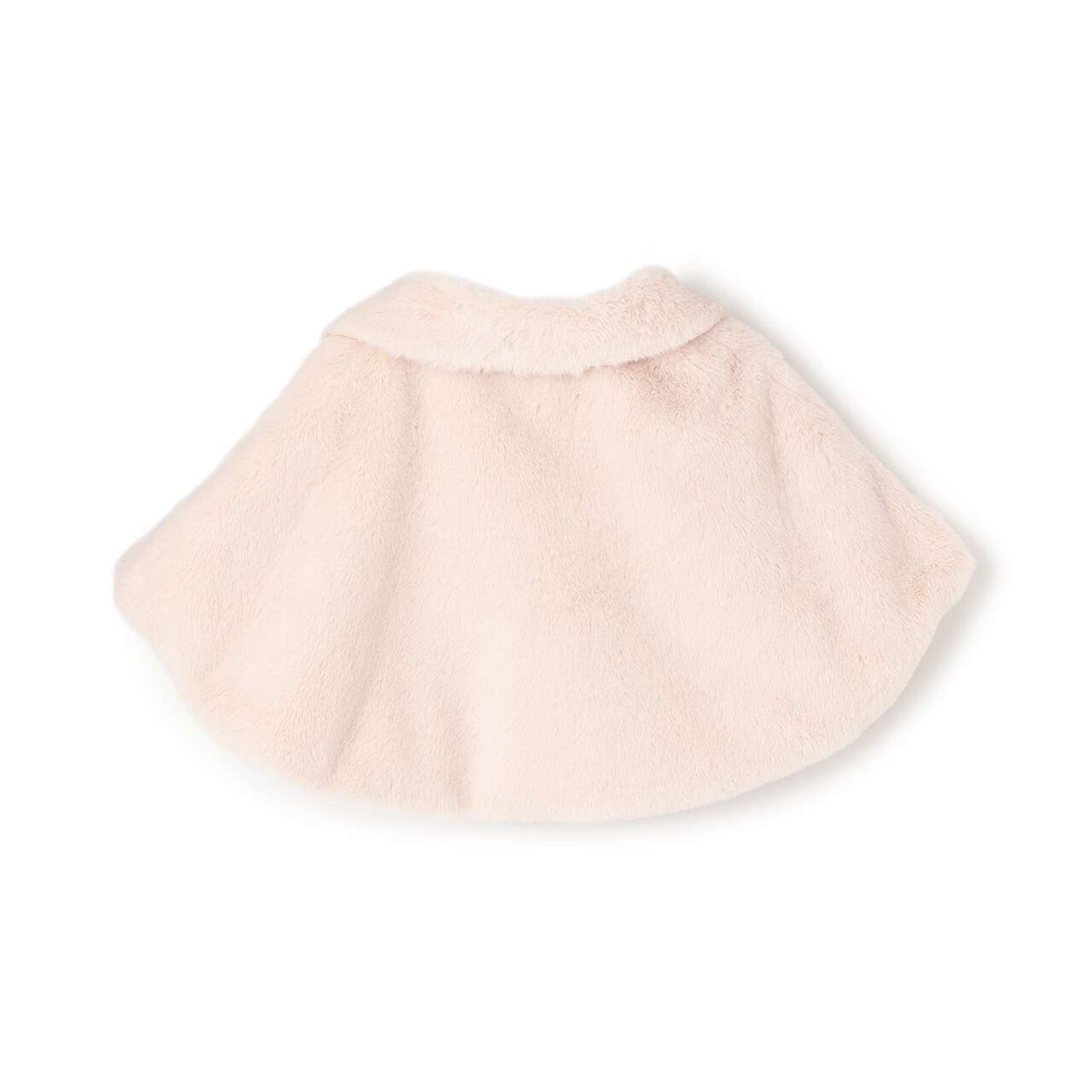 2 WAY Collar Ribbon Fur Cape,Light pink, large image number 3