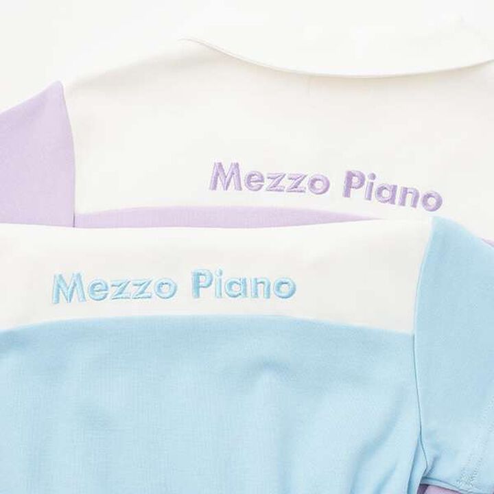 Color Block Half-Zip One-Piece Dress,Lavender, medium image number 9