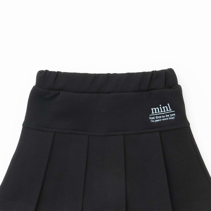 Anti-Stain Puffy Sweat Skirt / Cardboard,Sax blue, medium image number 8