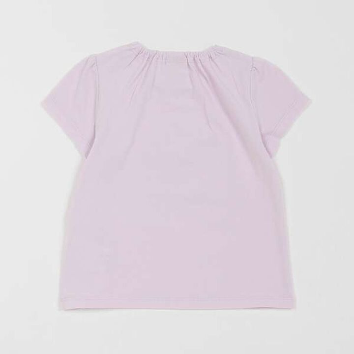 Anti-Stain Sparkling Motif T-Shirt (Kids),Light blue, medium image number 1