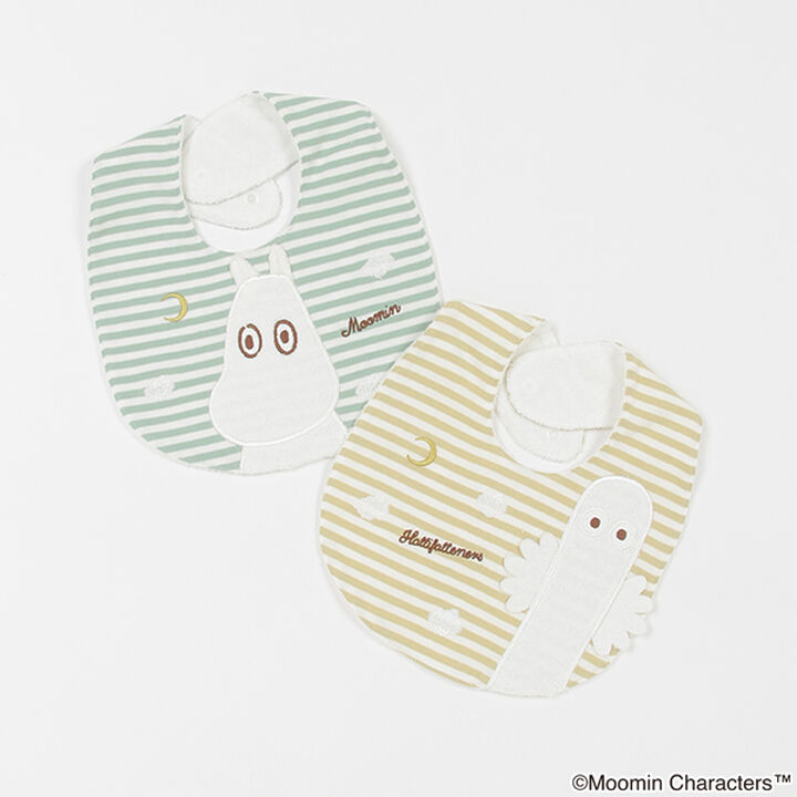 MOOMIN Nyoro Nyoro Bib,Light green, medium image number 9