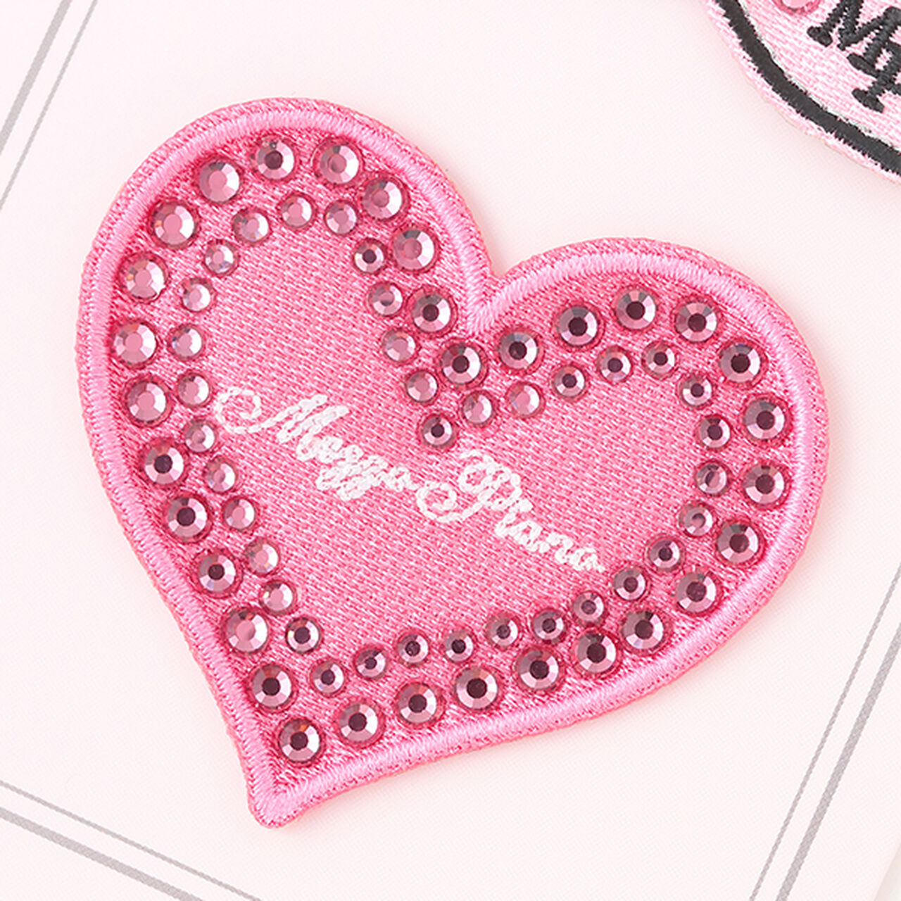 Sparkling Ribbon Patch A,Pink, large image number 2