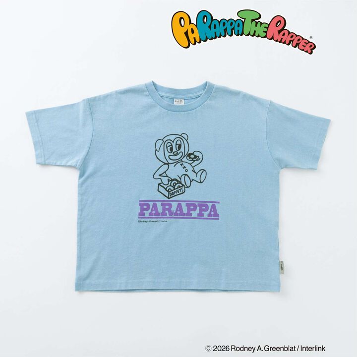 [PaRappa the Rapper] 彩色寬版撞色標誌短袖T恤,橙色, medium image number 21