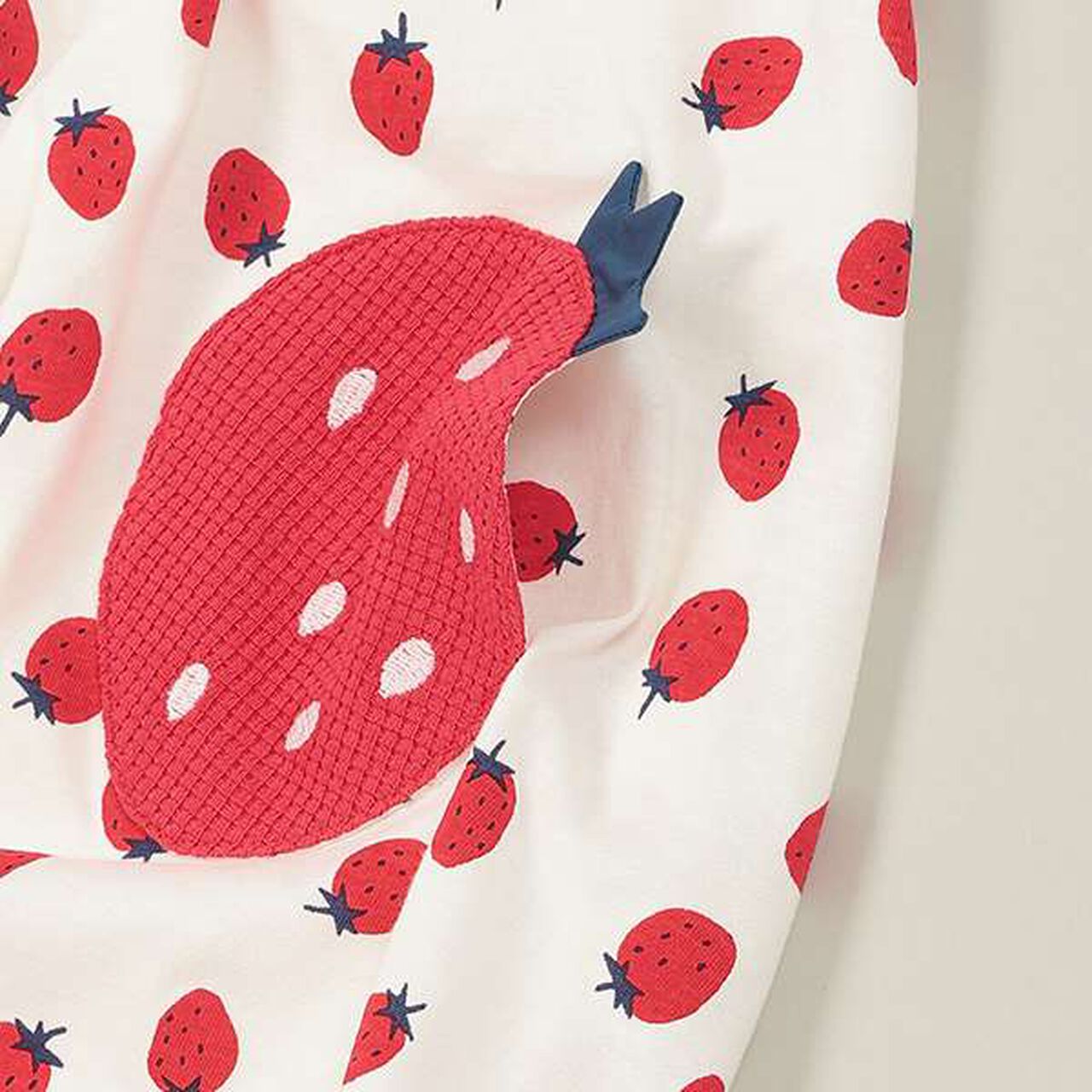 Strawberry One-Piece Dress,Pink, large image number 5