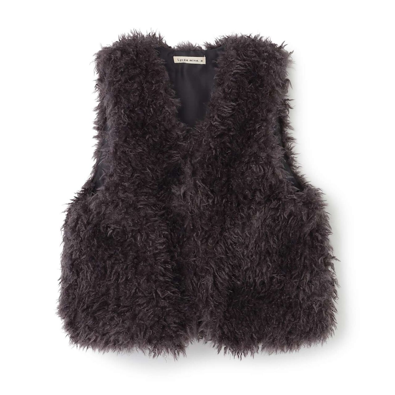 [Halloween] Fluffy and Soft Fur Vest,Greige, large image number 17