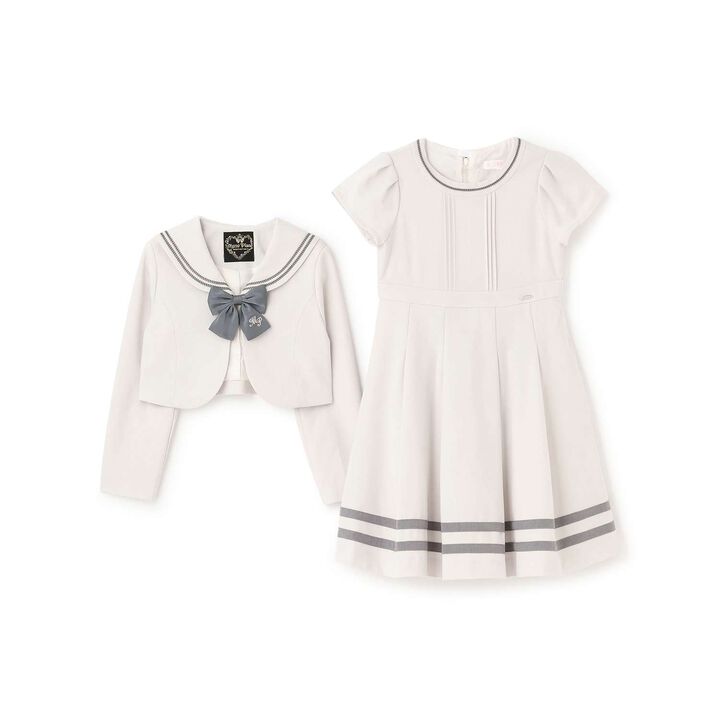Sailor Collar Ensemble One-Piece Set,Ivory, medium image number 2