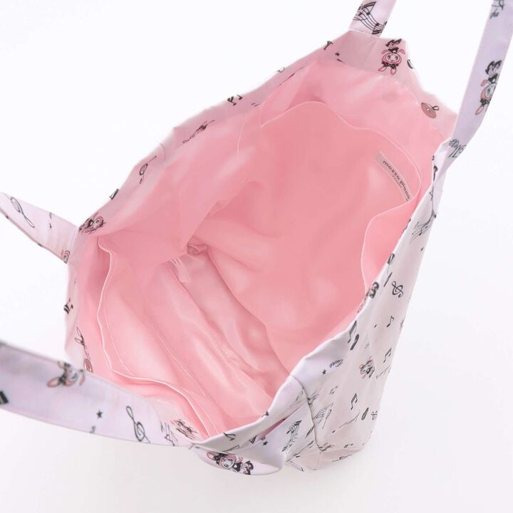 Big Ribbon Tote with Berie-chan Pattern for Presentation♪,Pink, medium image number 5