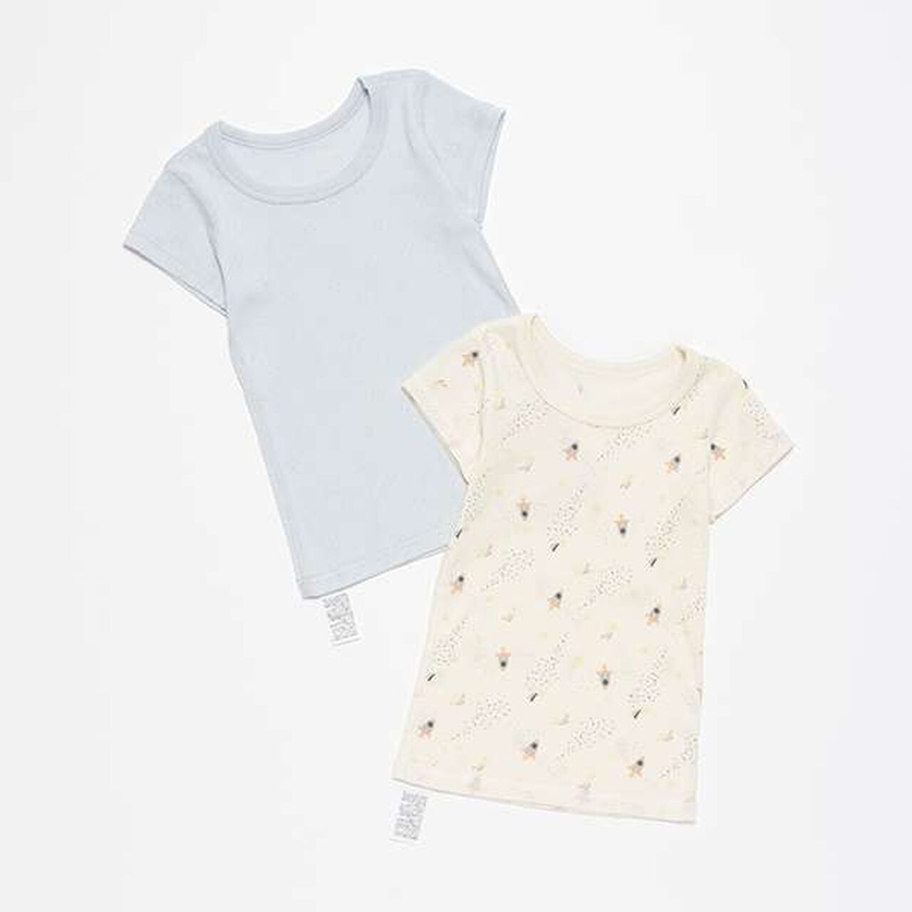 Short Sleeve Undershirt 2-Pack,Blue gray, large image number 11