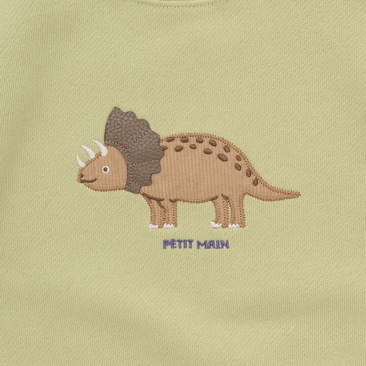 Dinosaur & Dog Appliqu&eacute; Sweatshirt,Black, medium image number 9