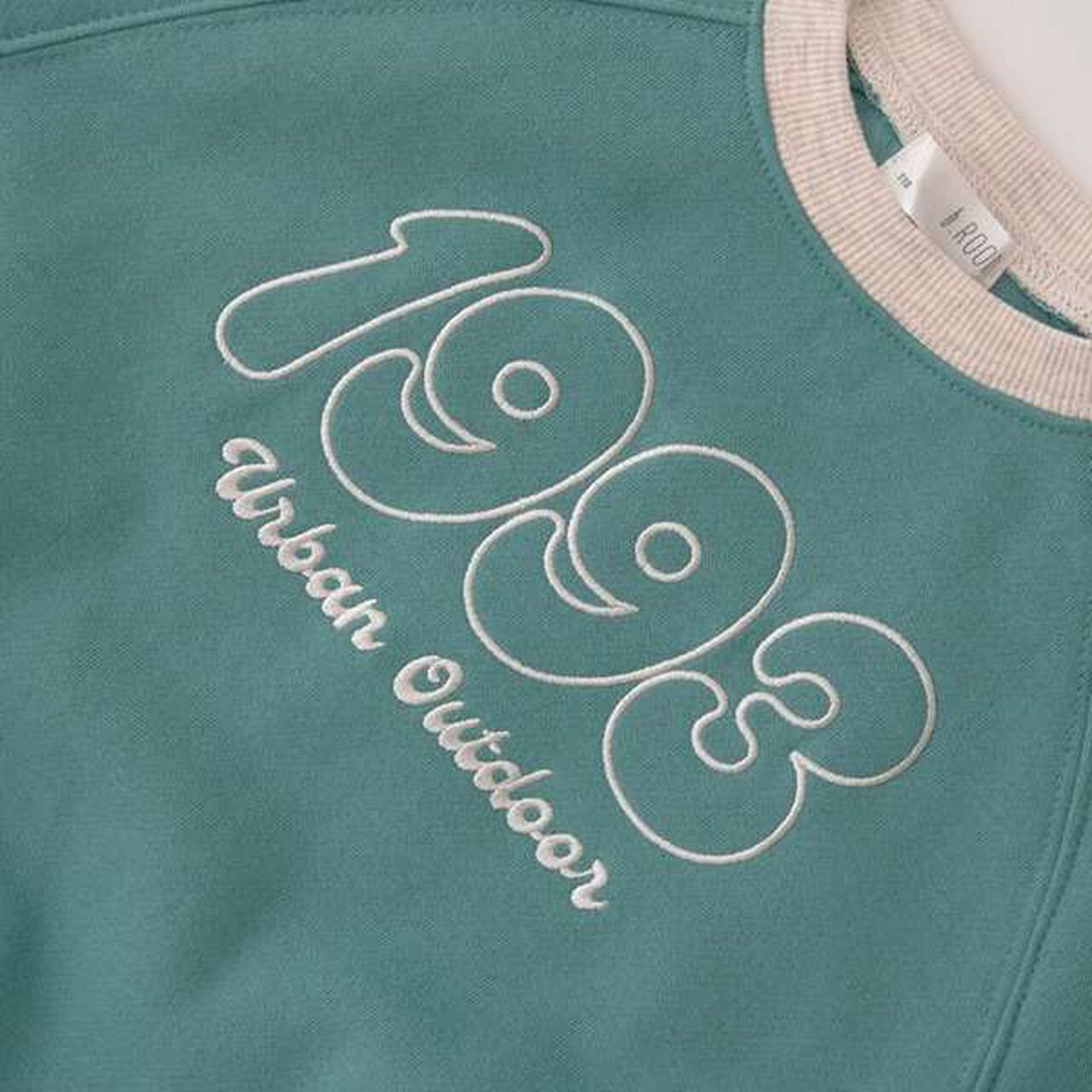 Pilling-Resist Bi-Color Raglan Fleece Sweatshirt,Brown, large image number 9