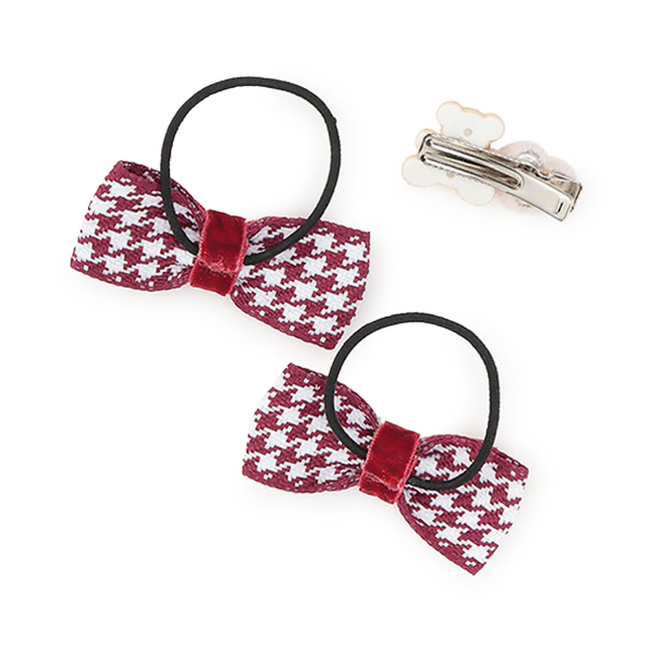 Candy Wrapping Bear Hair Accessory Set,Pink, large image number 2