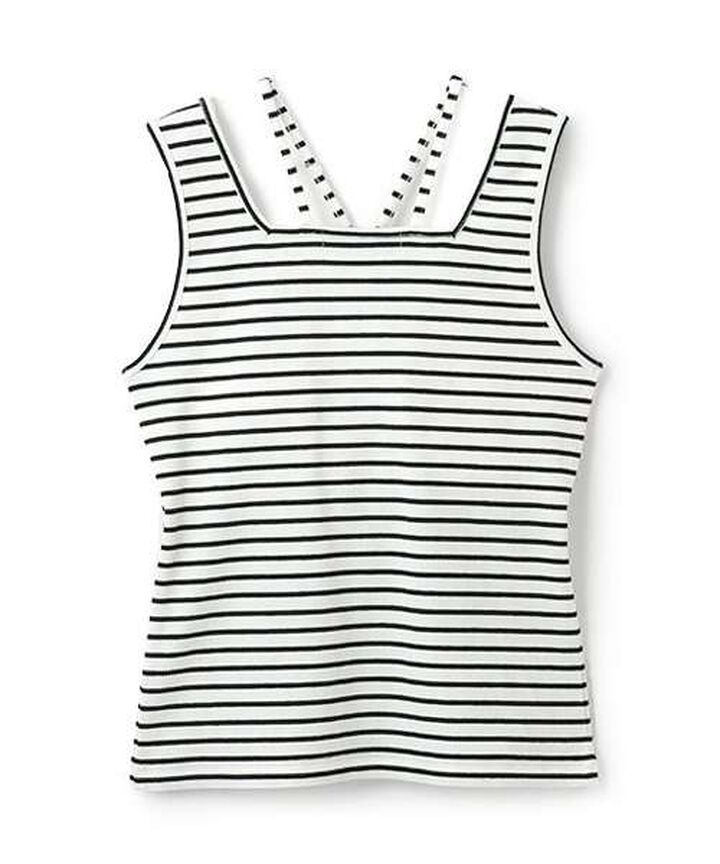 Black Cross Halter Tank,Multi color, medium image number 11