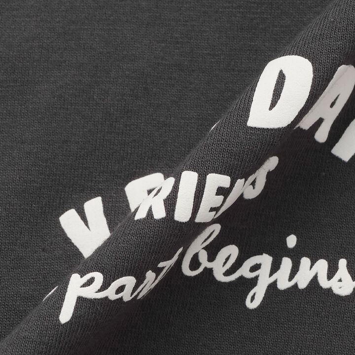 Daily Price Gradient Bear Short-Sleeve Tunic T-Shirt,Charcoal gray, medium image number 7