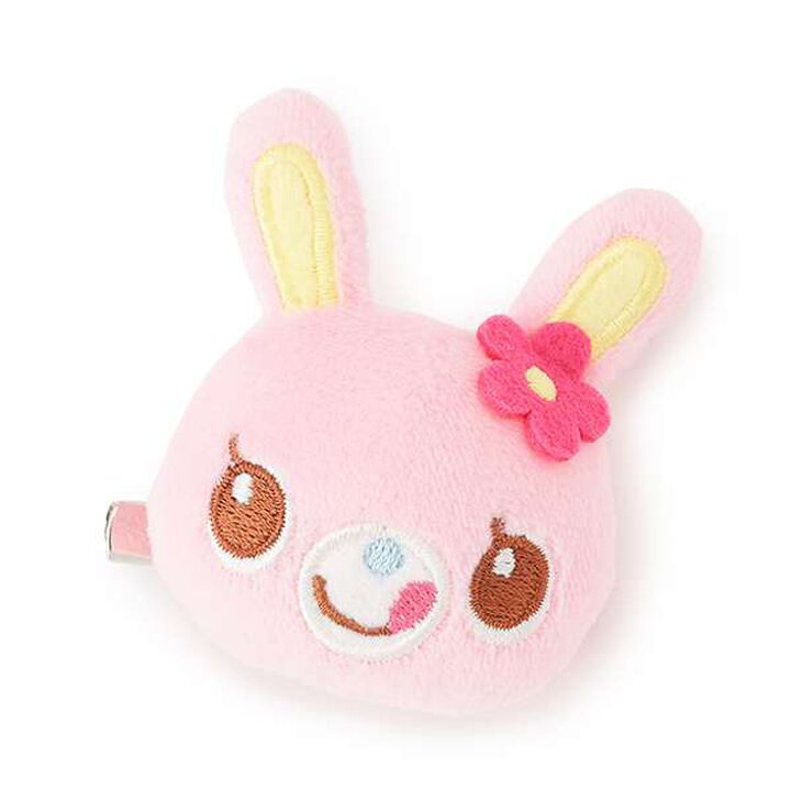 Mimi Popo Plush Badge & Hair Clip,Pink, medium image number 0