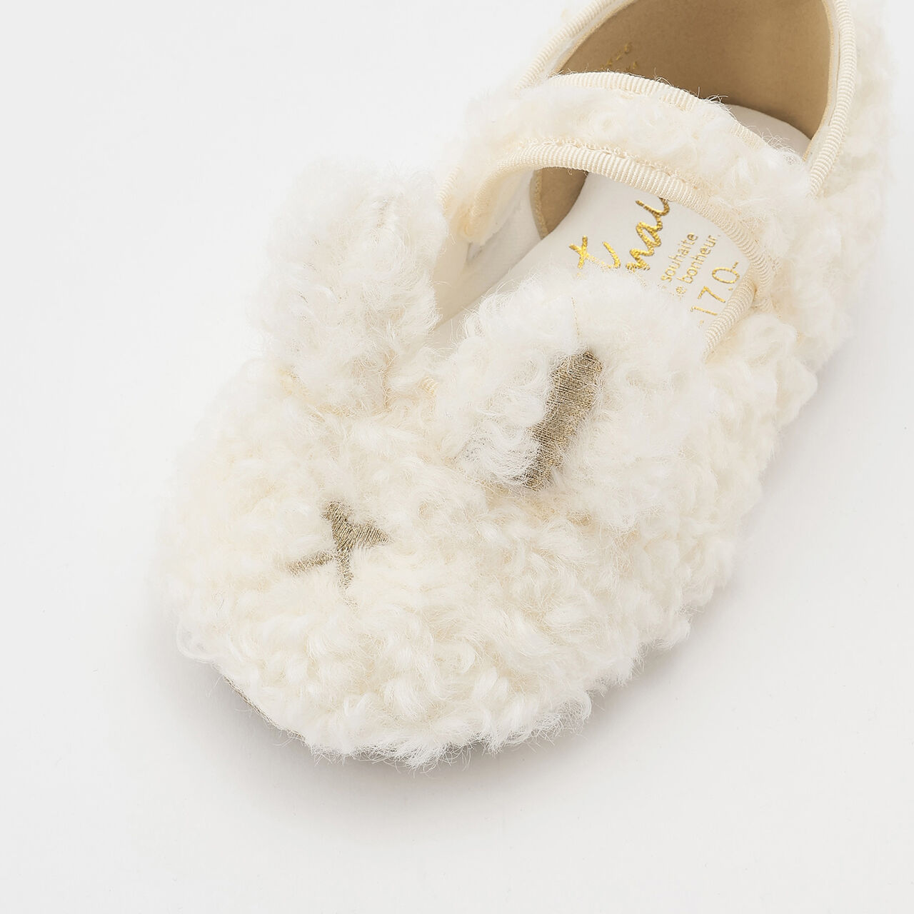 Animal Boa Slip-On Shoes,Ivory, large image number 3