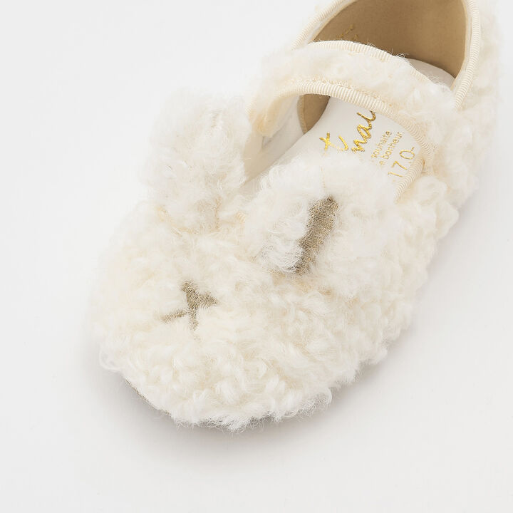 Animal Boa Slip-On Shoes,Ivory, medium image number 3