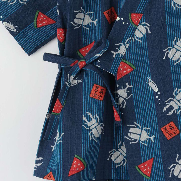 Insect Print Jinbei,Light khaki, medium image number 5