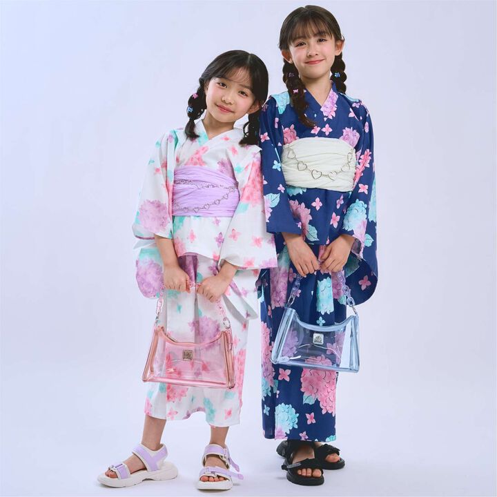 [Yukata] One-Piece Yukata Dress,Pearl white, medium image number 11