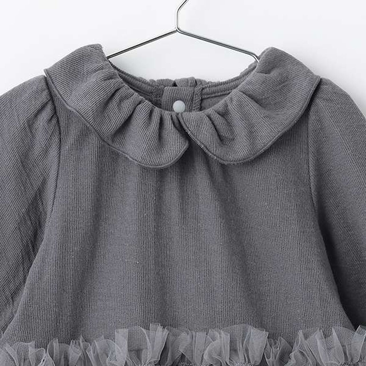 Frill Hem OP Set,Light pink, large image number 7