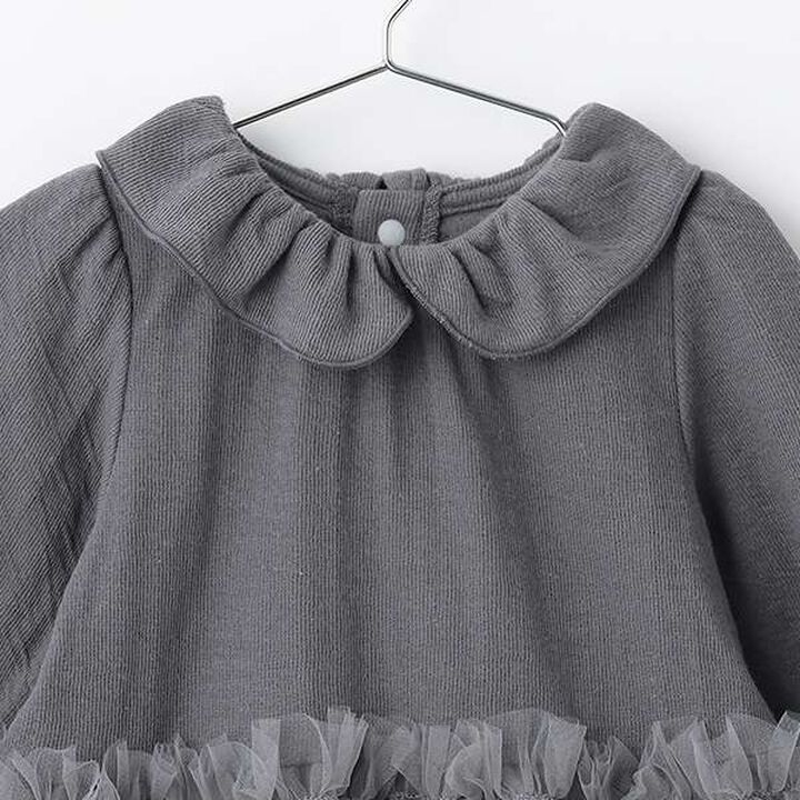 Frill Hem OP Set,Light pink, medium image number 7