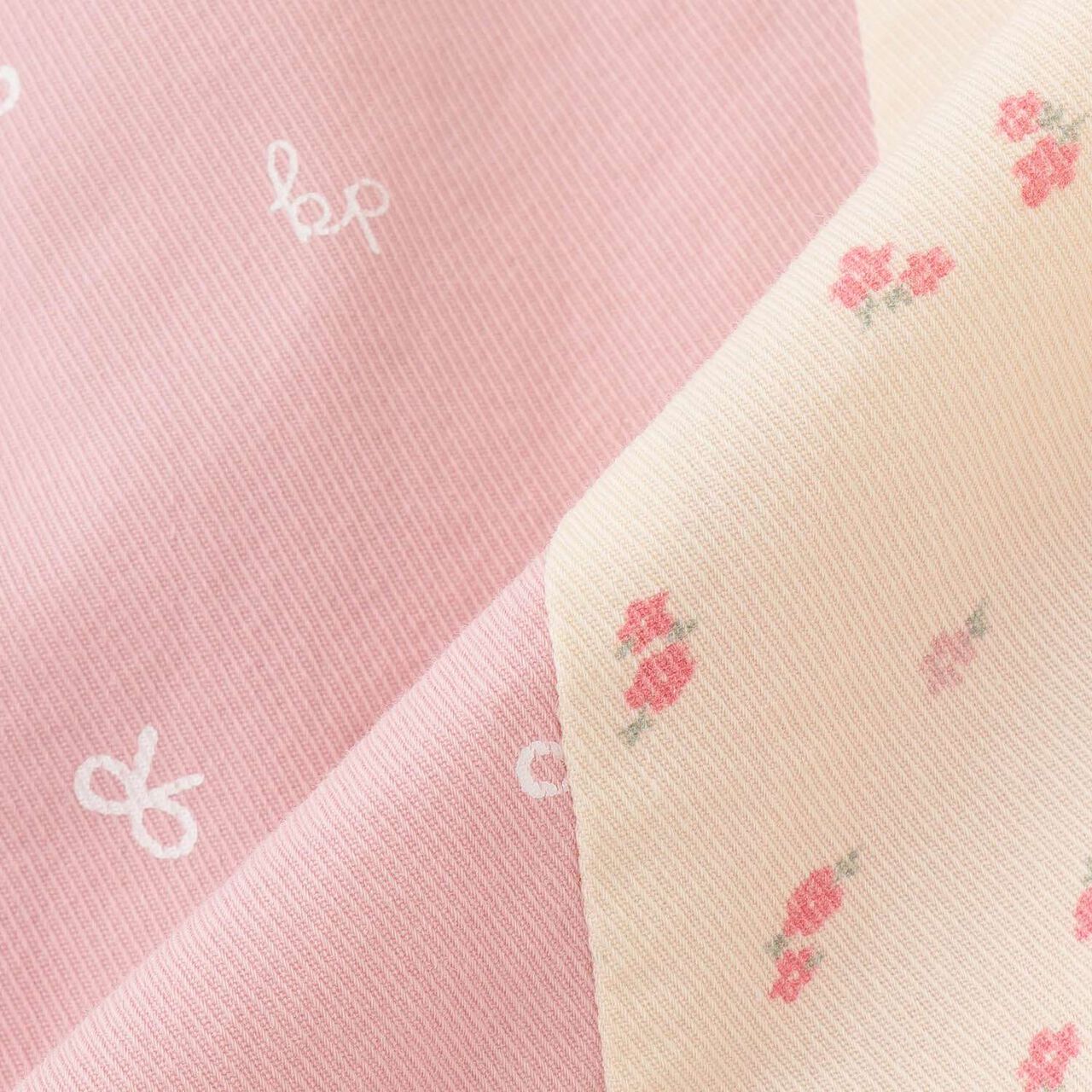 Denim All-Over Print Jumper Skirt,Pink, large image number 8