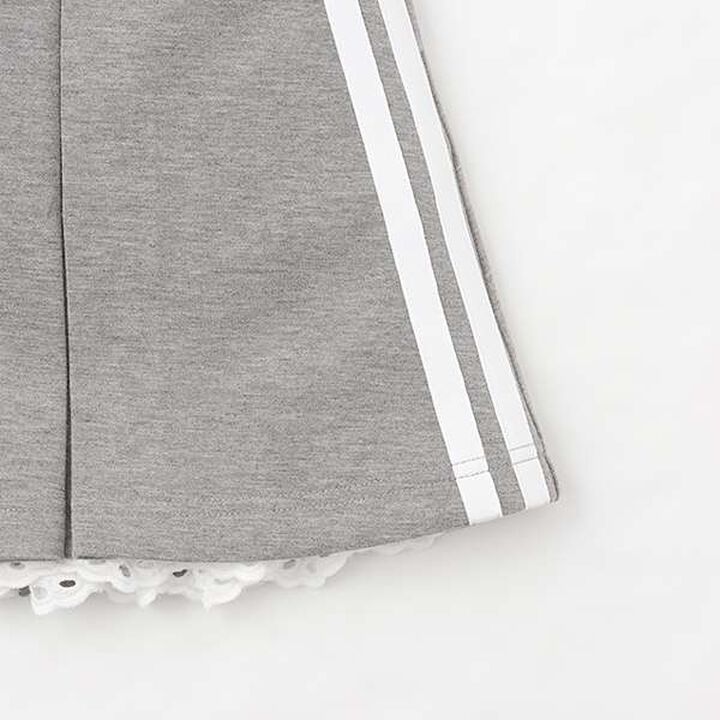 Jersey Skirt & Lace Pants Set,Gray, medium image number 9