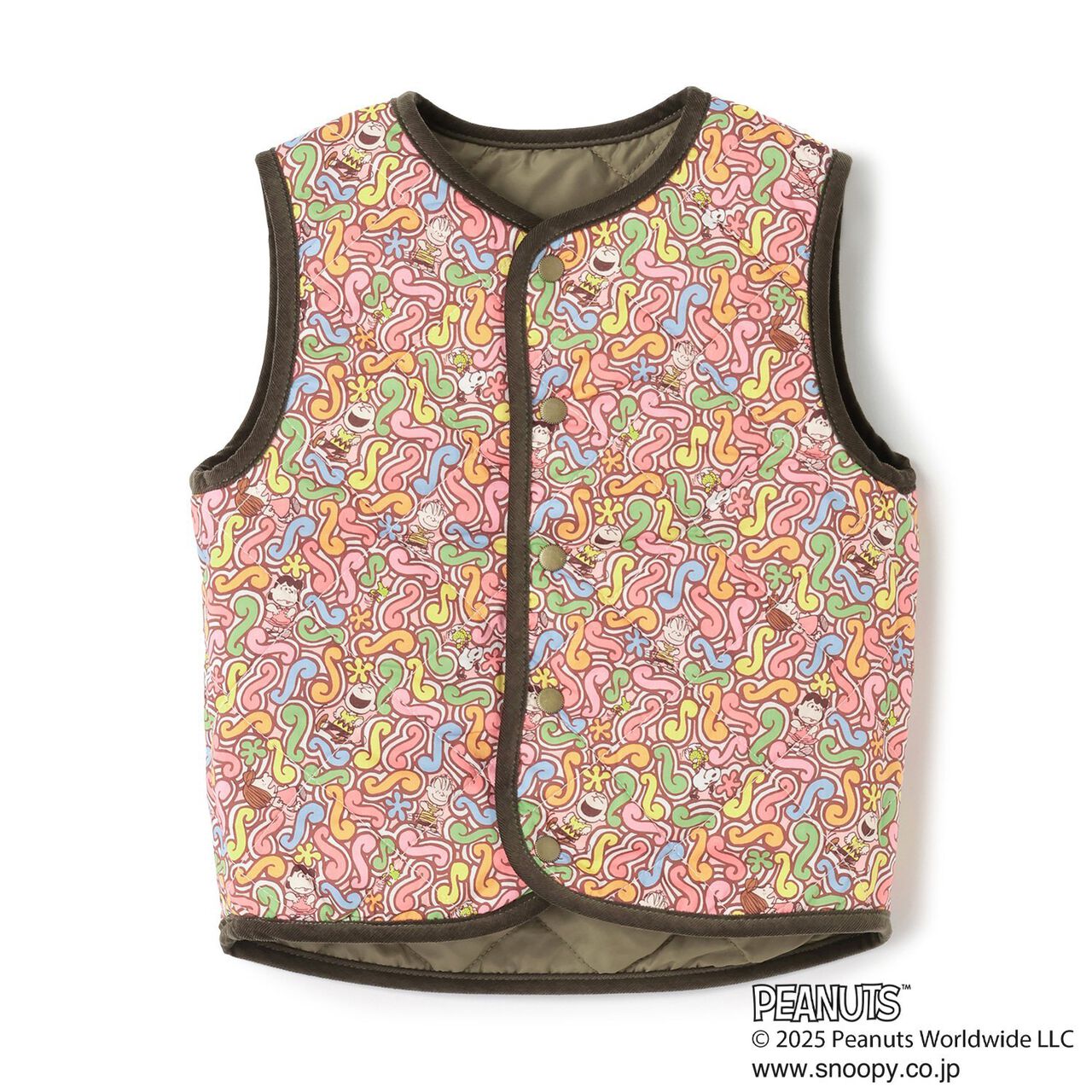 [PEANUTS] Reversible Vest,Black, large image number 2