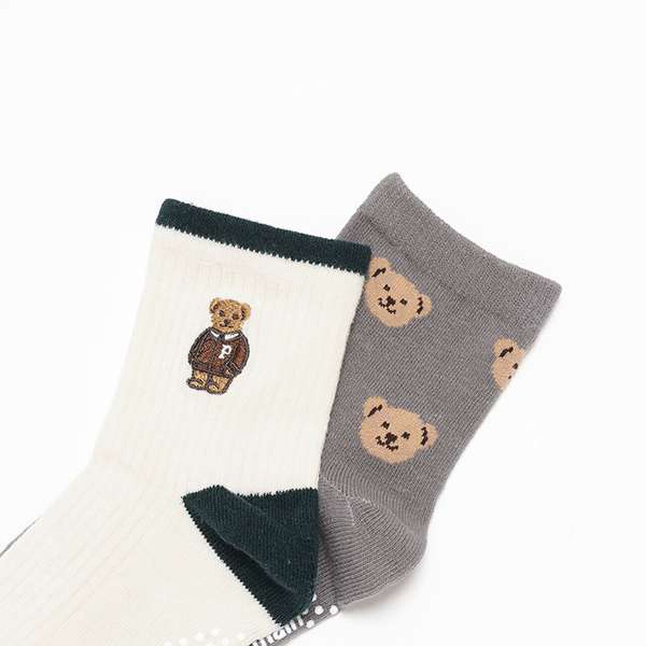 Bear Socks 2-Pack,Navy, large image number 1