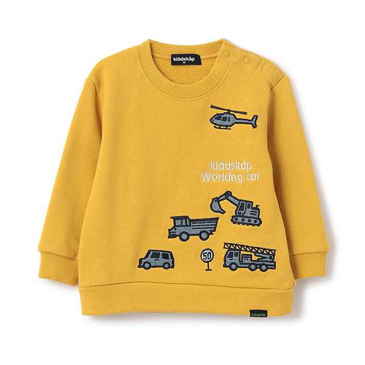 Vehicle Embroidery Sweatshirt,Red, medium image number 10