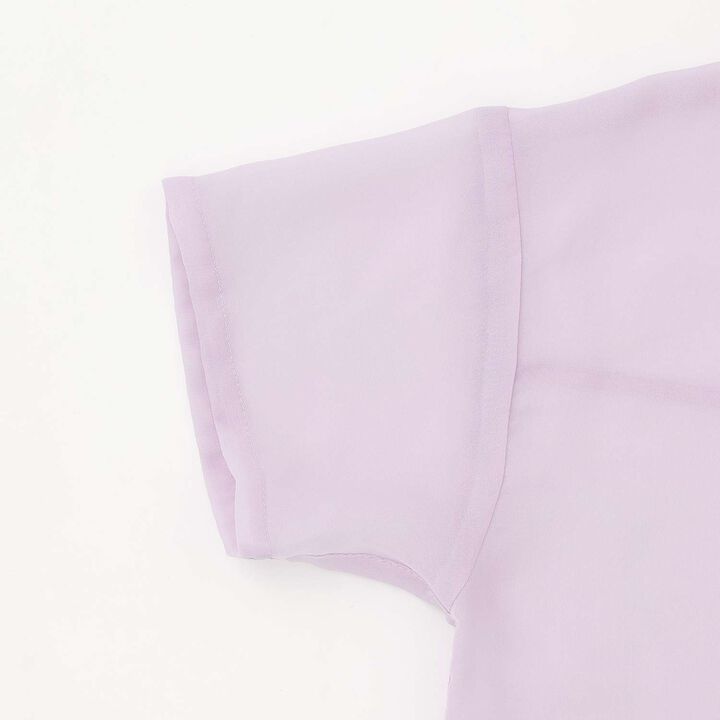 [3WAY] Short-Sleeve Sheer Shirt & Cool Sensation Tank Set,Lavender, medium image number 23