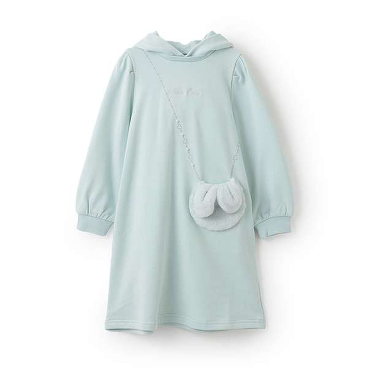 Bunny Pouch One-Piece Dress,Pink, large image number 16