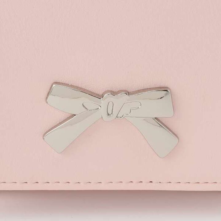 Shoulder Ribbon 3-Fold Wallet,Black, medium image number 5